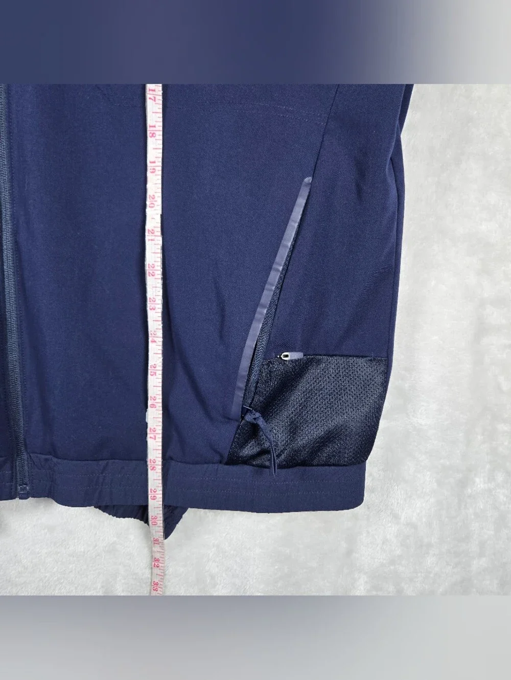 FIGS Technical Collection Full Zip Scrub Jacket Men Size 2XL XXL Navy Blue Lined